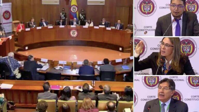 libertad de expresión, censura. Audiencia corte constitucional colombia