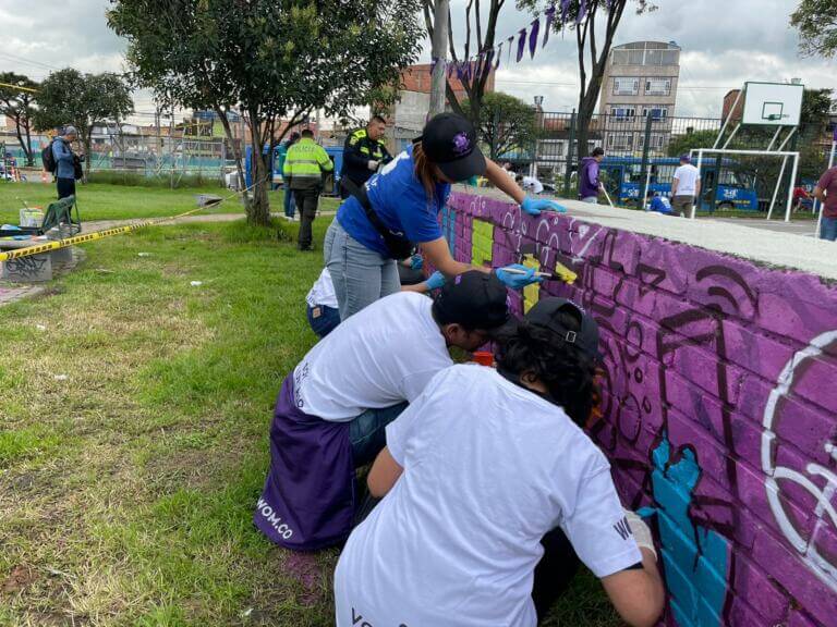 womers en acción- voluntariado WOM Colombia