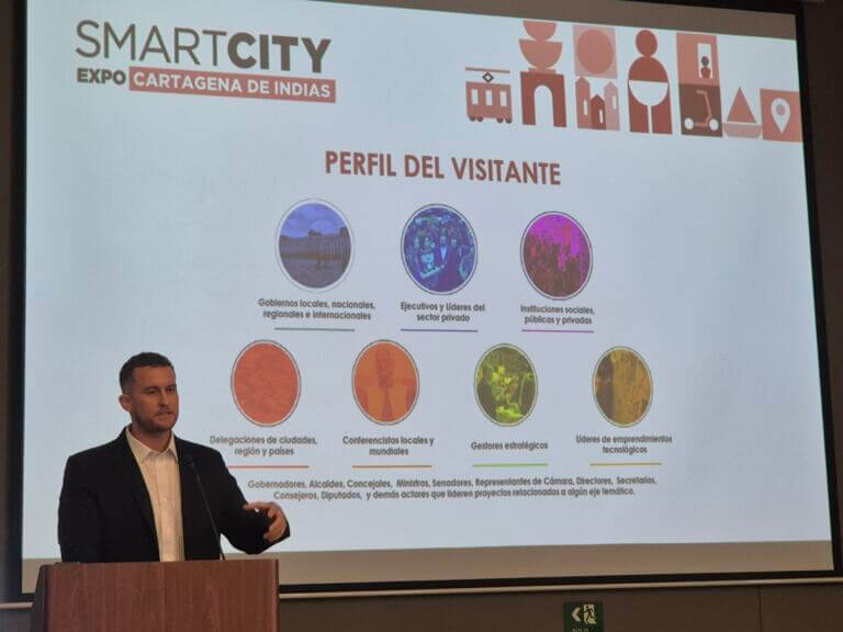 Santiago Murillo, director de Smart City Expo Cartagena, recuerda la importancia del evento y sus participantes.
