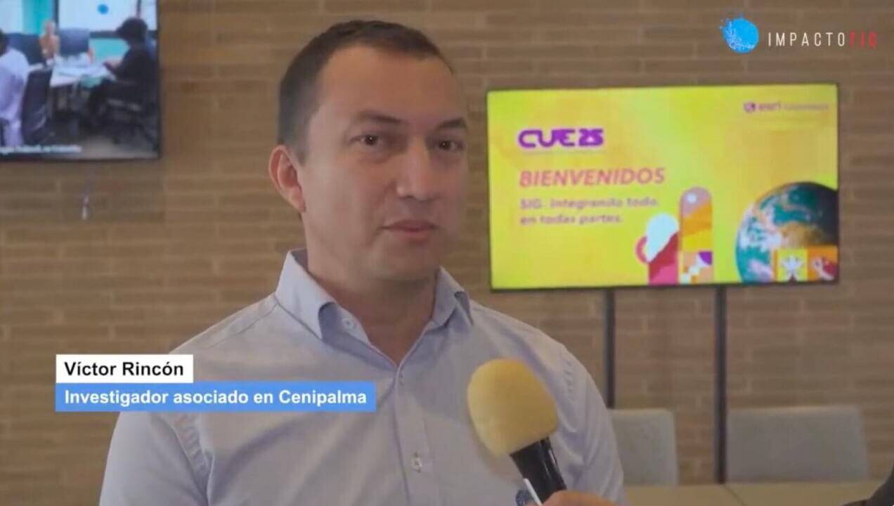 Víctor Rincón, investigador de la Corporación Centro de Investigación en Palma de Aceite (Cenipalma)
