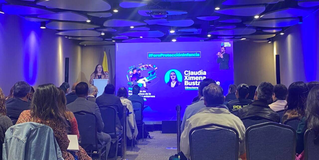 Foro Protección de Derechos de la Niñez en Entornos Digitales, en el que también se divulgó el Consenso Nacional de Cuidado Digital