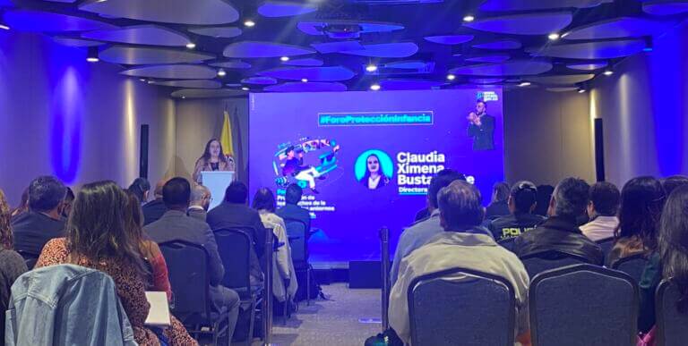 Foro Protección de Derechos de la Niñez en Entornos Digitales, en el que también se divulgó el Consenso Nacional de Cuidado Digital