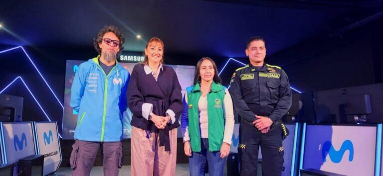 Movistar realizó capacitación de ciberseguridad infantil y el uso responsable de pantallas.