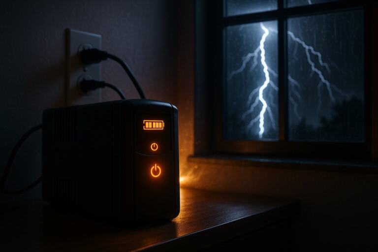 ups en riesgo por tormenta eléctrica