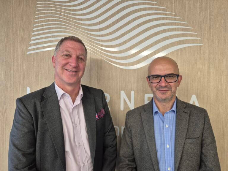 Saúl Kattan Cohen y Sergio Gómez, gerente general y director comercial para gobierno de Internexa, dan luces sobre la estrategia de esta entidad