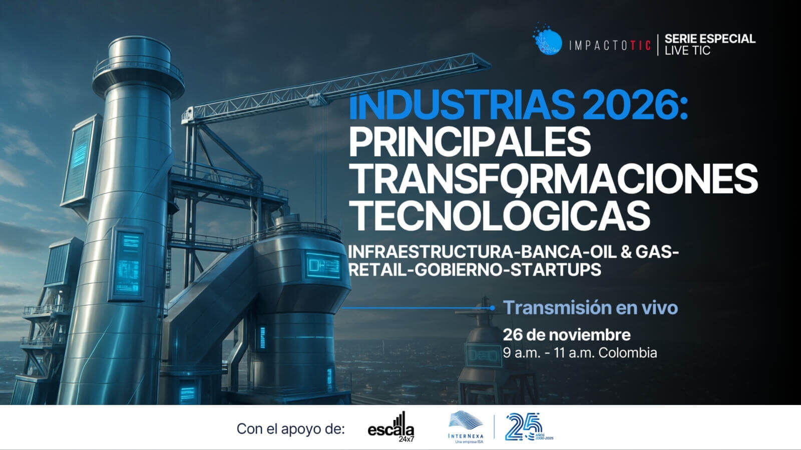 industrias 2026 principales transformaciones tecnologicas