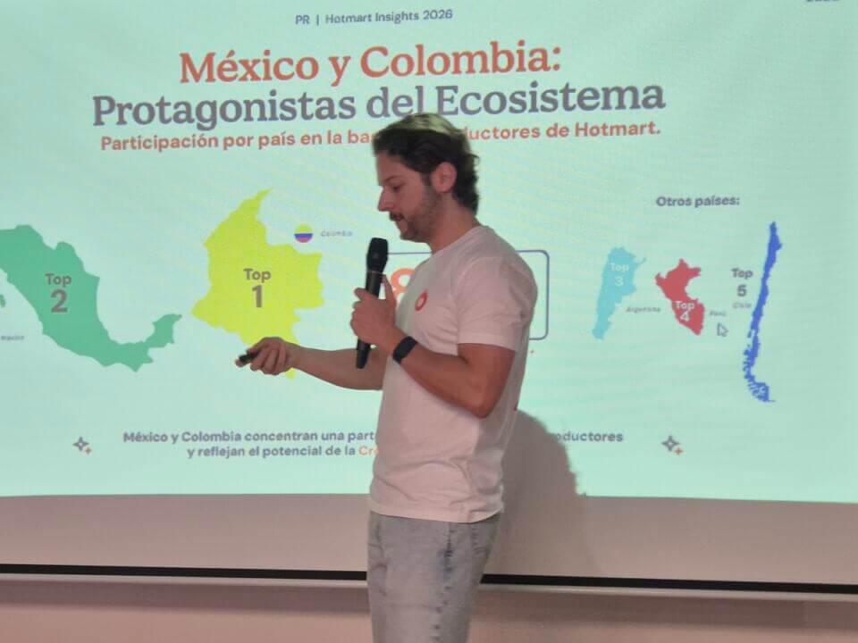 Colombia lidera la producción de contenido digital en la región según Hotmart