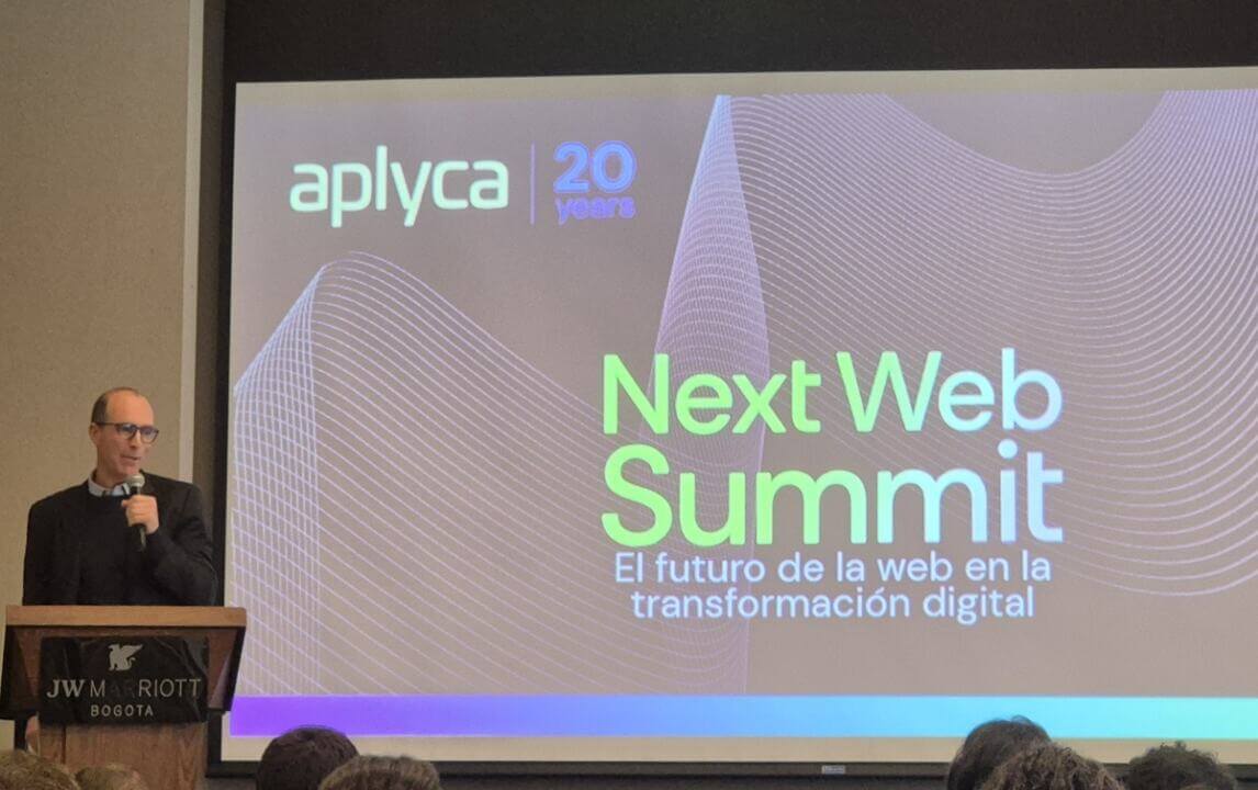 Felipe Jaramillo Fonnegra lidera el Next Web Thinking realizado en medio de los 20 años de Aplyca