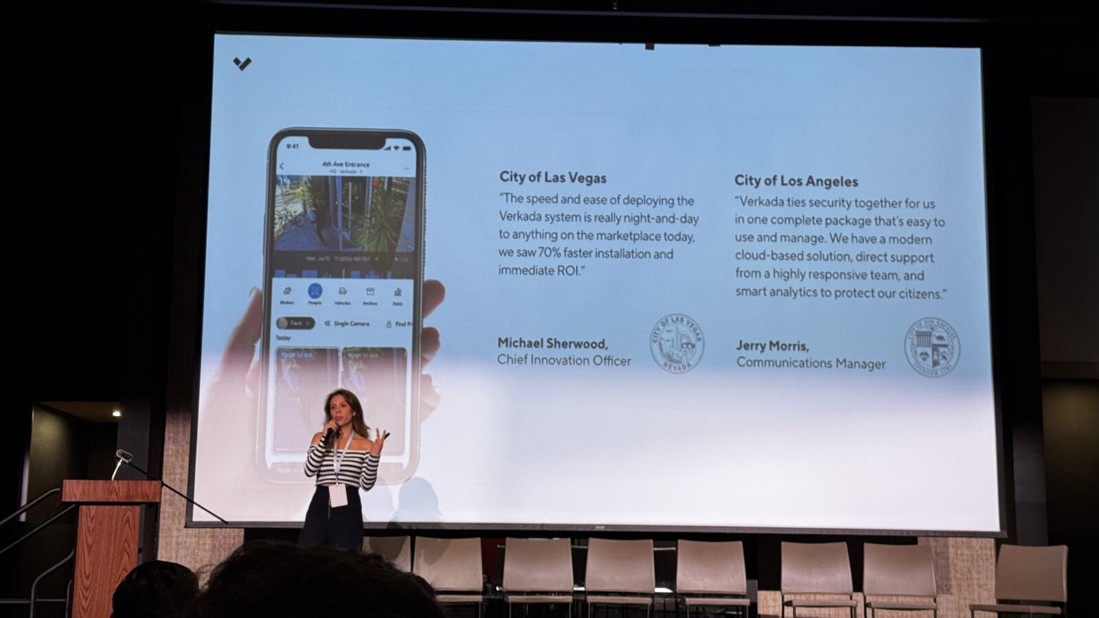 Verkada en Expo I, Daniela Infante