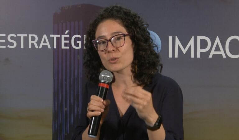 En medio del Expo I 2026, Juliana Ospina, vocera de NEC, explica cómo automatizar la vigilancia mediante el uso de la Inteligencia Artificial