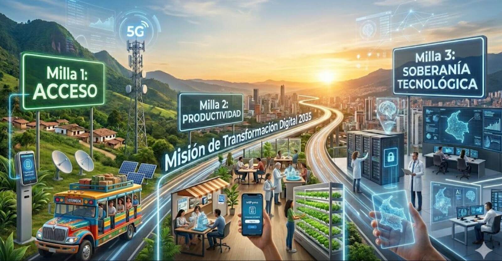 Misión de Transformación Digital 2035: El plan de Colombia para ser una Sociedad 5.0