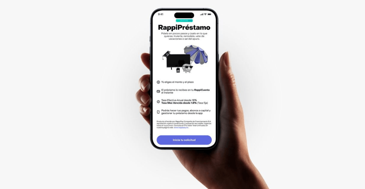 , RappiPay Compañía de Financiamiento anunció el lanzamiento de RappiPréstamos Aliados,