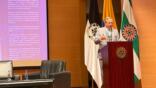 El abogado y consejero de Estado John Jairo Morales Alzate en la presentación del libro ‘Inteligencia Artificial: Una Legislación a Futuro’