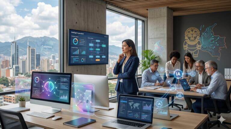 Inteligencia Artificial generativa en empresas de Colombia