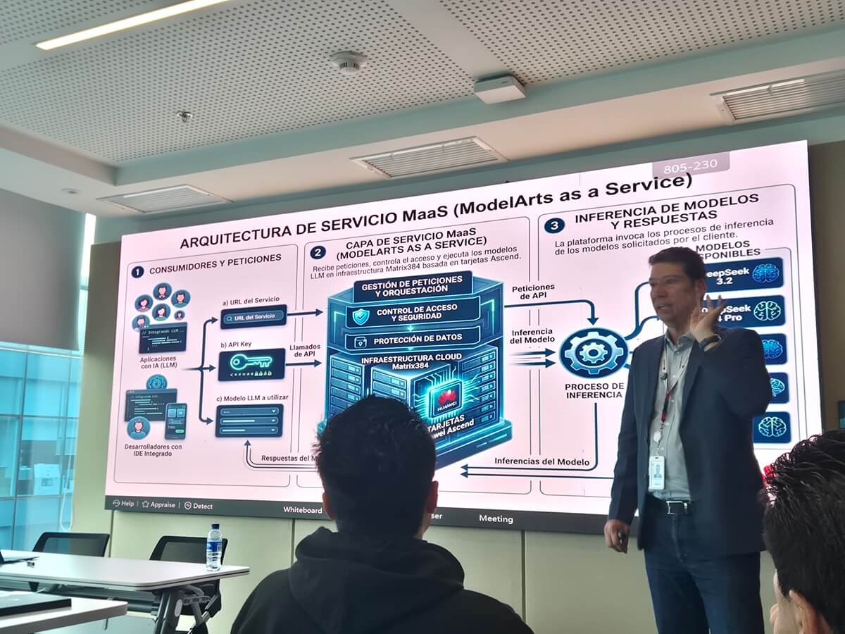 Lanzamiento de Huawei Cloud MaaS en Colombia